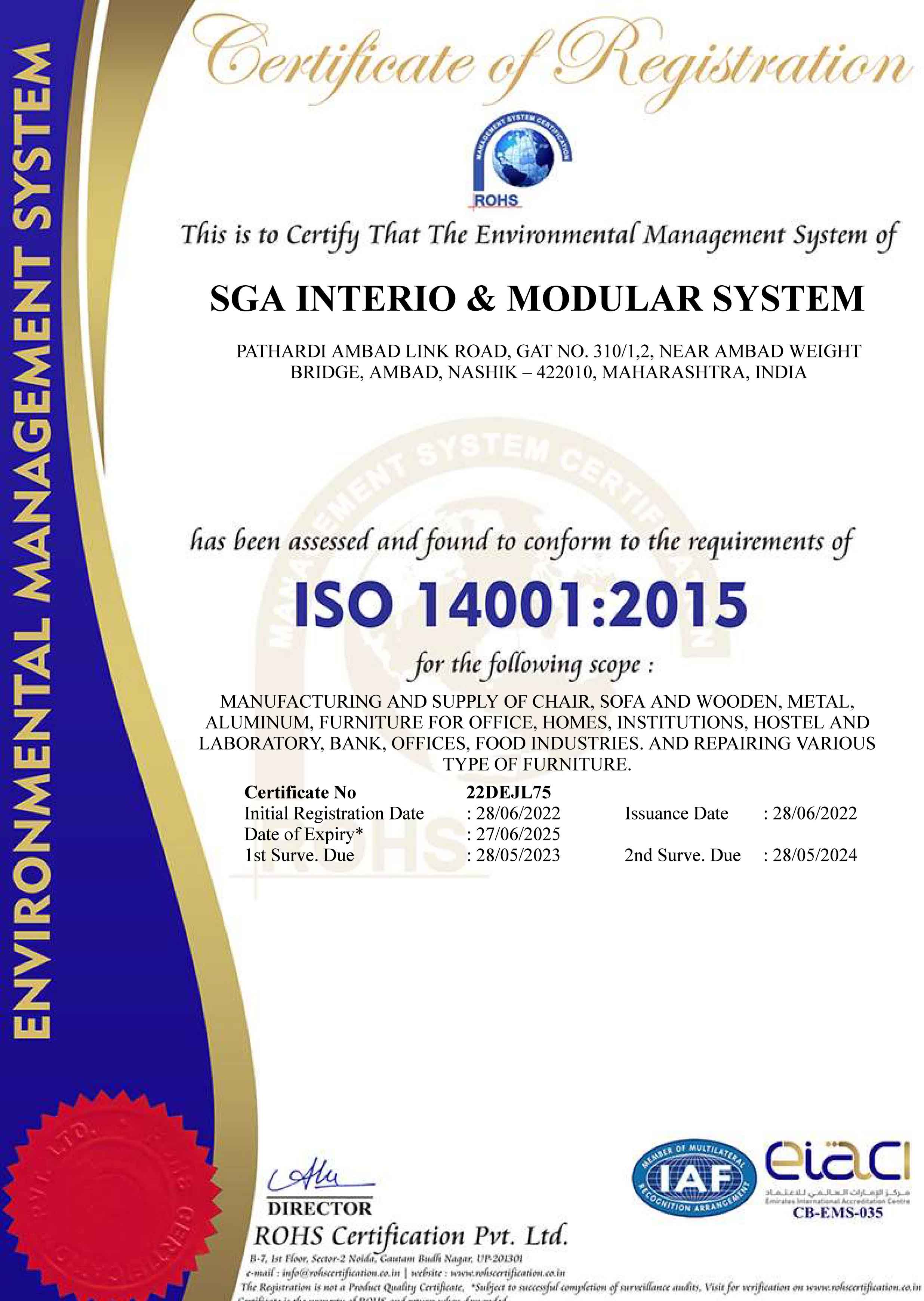 Certifications